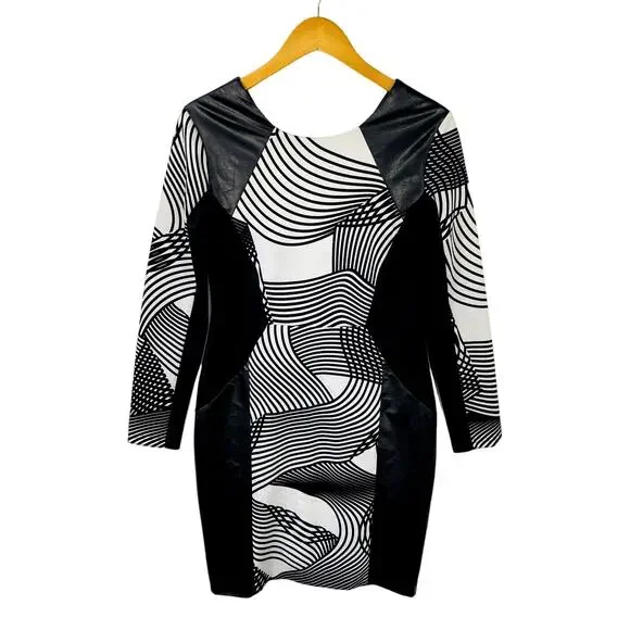 Cato | Dresses | Cato Womens Sheath Dress Size 8 Black Long Sleeve Back Zip  Closure Stretch | Poshmark